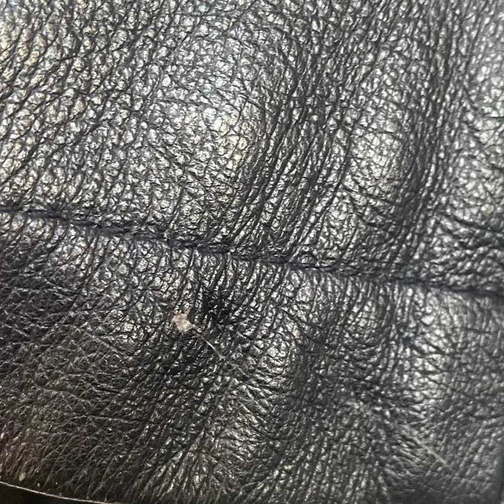 Vintage Genuine Leather Jacket Longline Layered F… - image 9