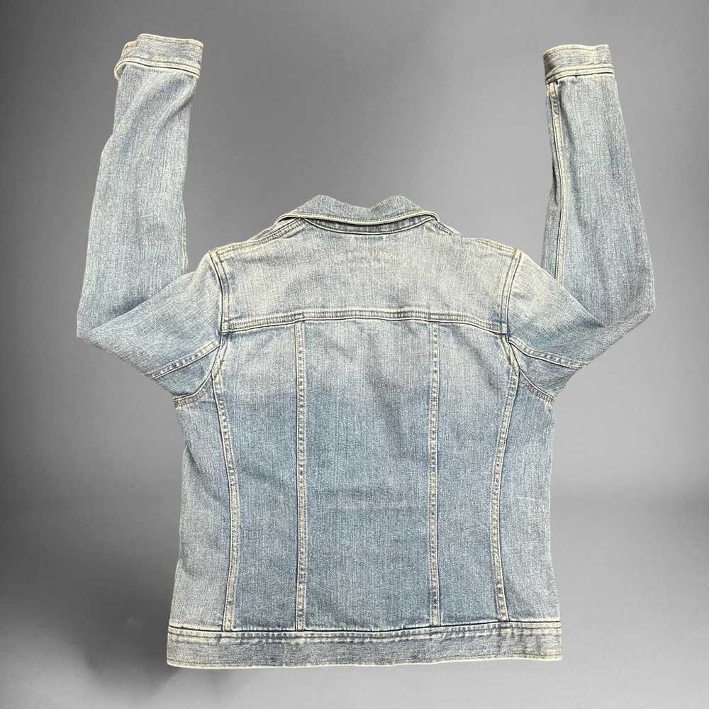 Lauren Jeans by Ralph Lauren Y2K Zip Up Denim Bla… - image 9