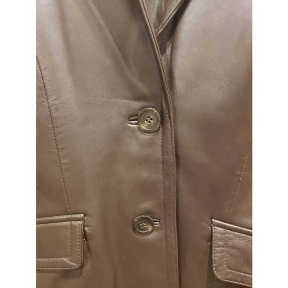 JLC, New York Leather Jacket, EUC - image 2