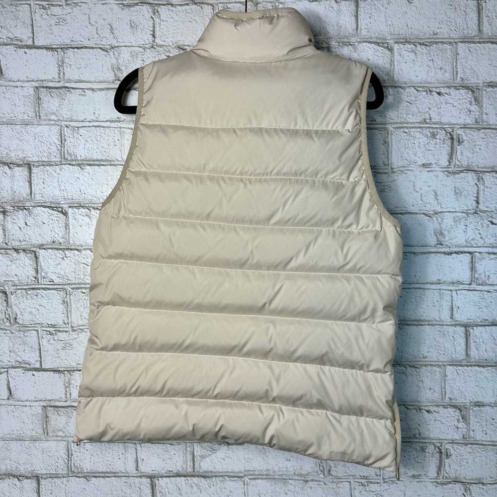 J.Crew Vest Mountain Puffer Down Feather Ivory Cr… - image 3