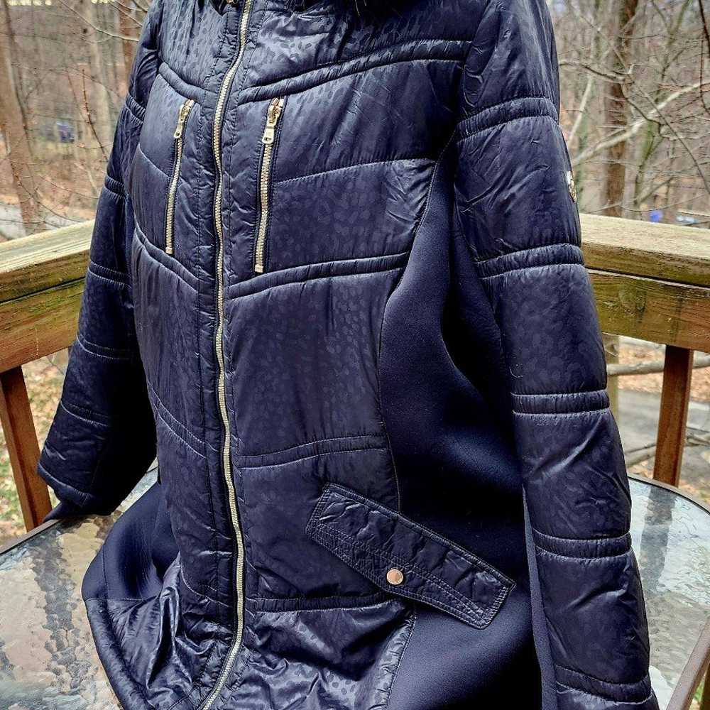 Michael Kors Mixed Media Quilted Insulated Black … - image 3