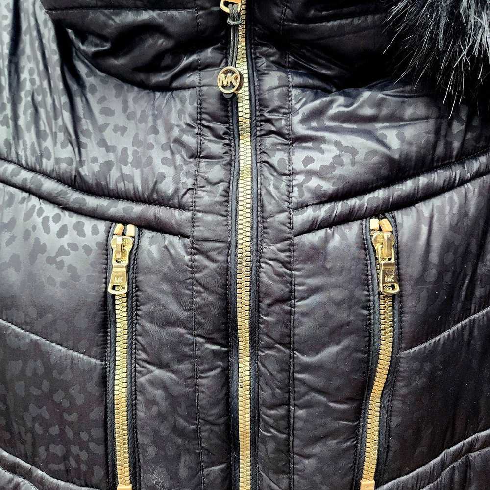 Michael Kors Mixed Media Quilted Insulated Black … - image 5