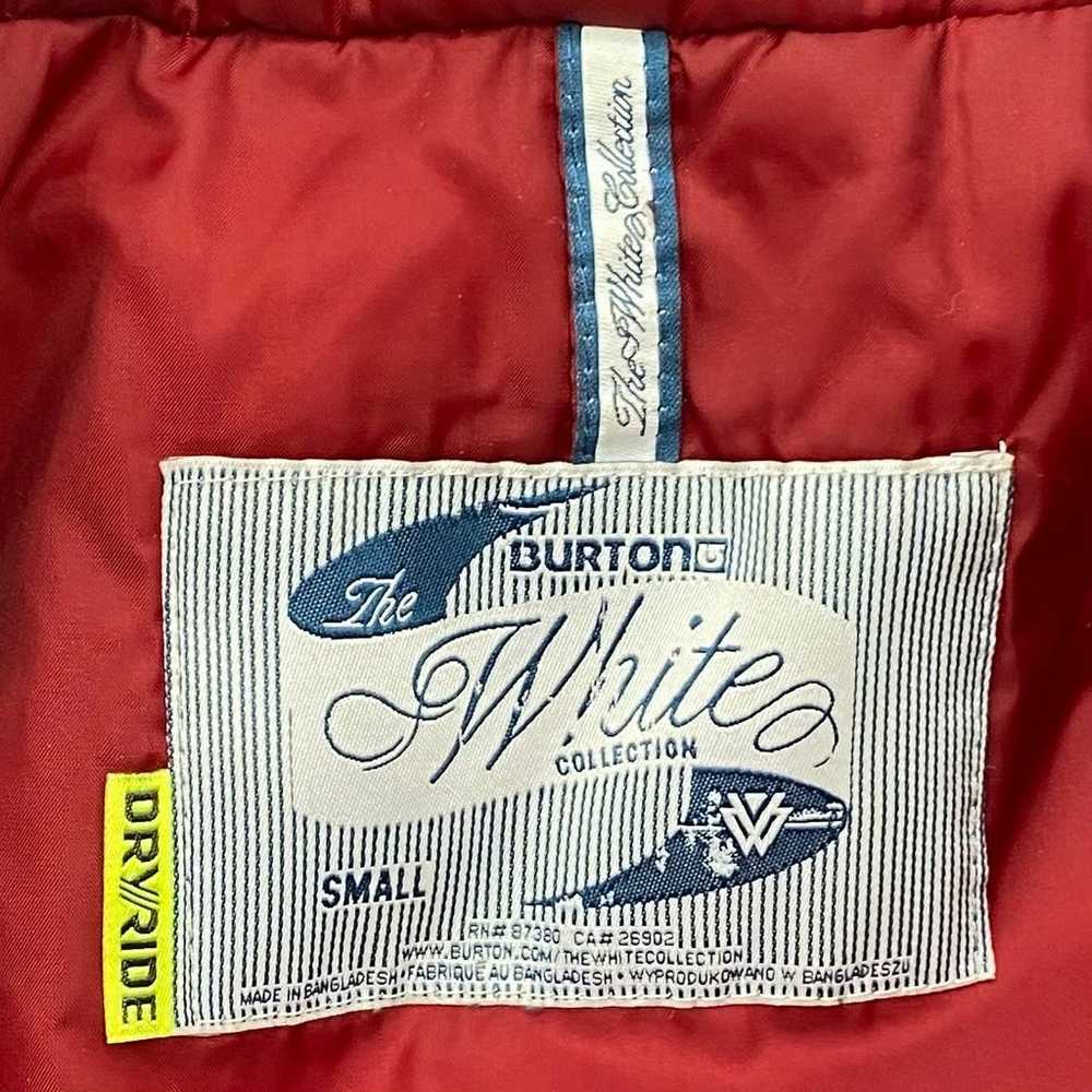 Burton The White Collection Dry Ride Snowboard Ja… - image 10