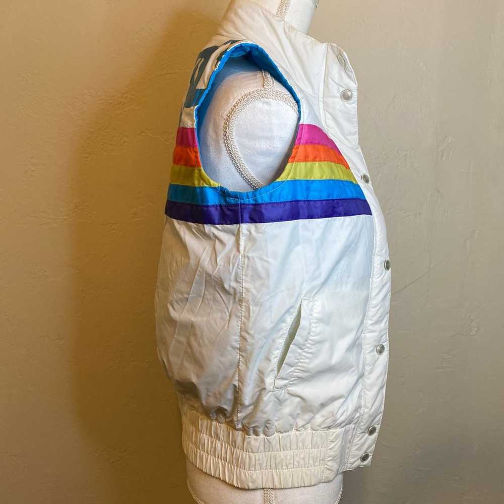 DC Shoes Puffer Vest Rainbow Small DCGirl Snow 70… - image 4