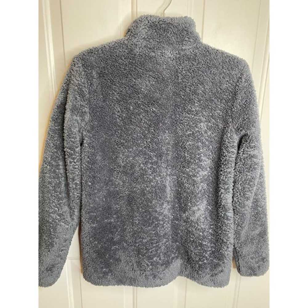 PATAGONIA Size S Los Gatos Gray fuzzy fleece jack… - image 2