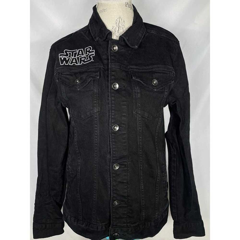 Star Wars x Our Universe Black Denim Jean Jacket … - image 1