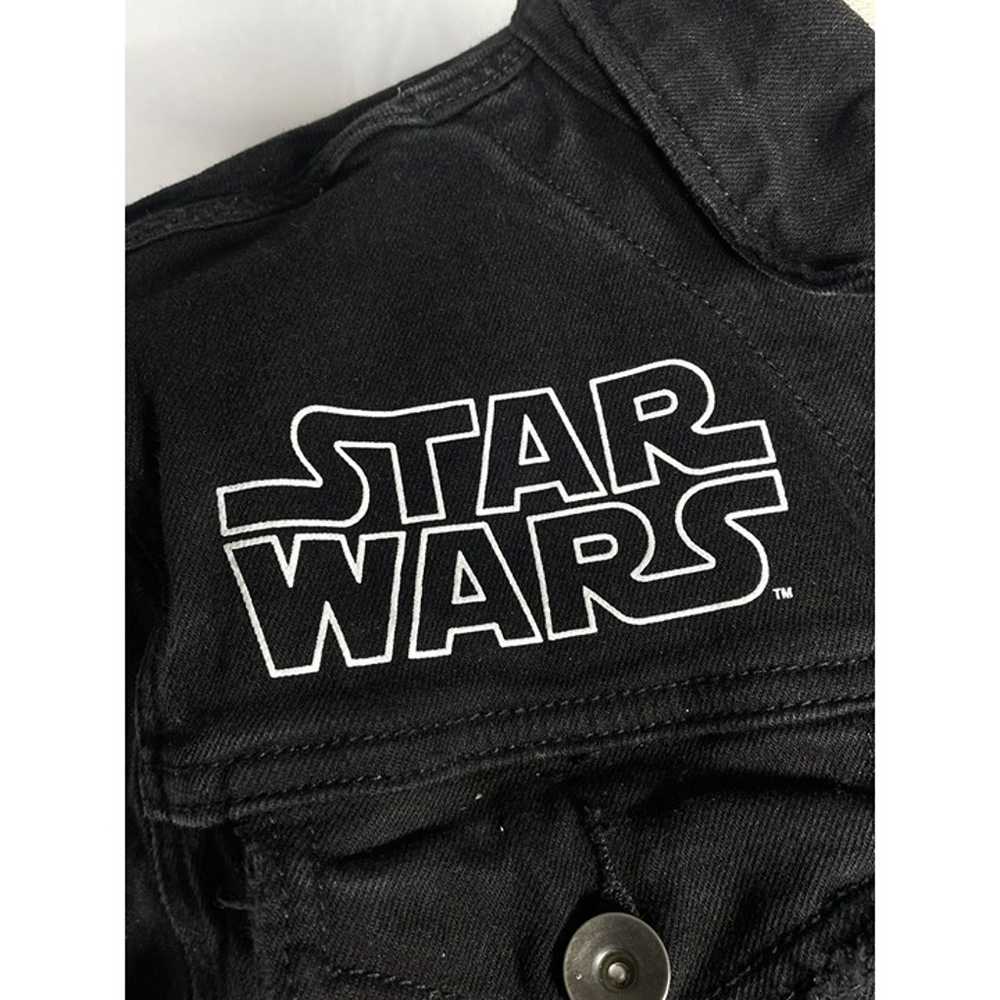 Star Wars x Our Universe Black Denim Jean Jacket … - image 2