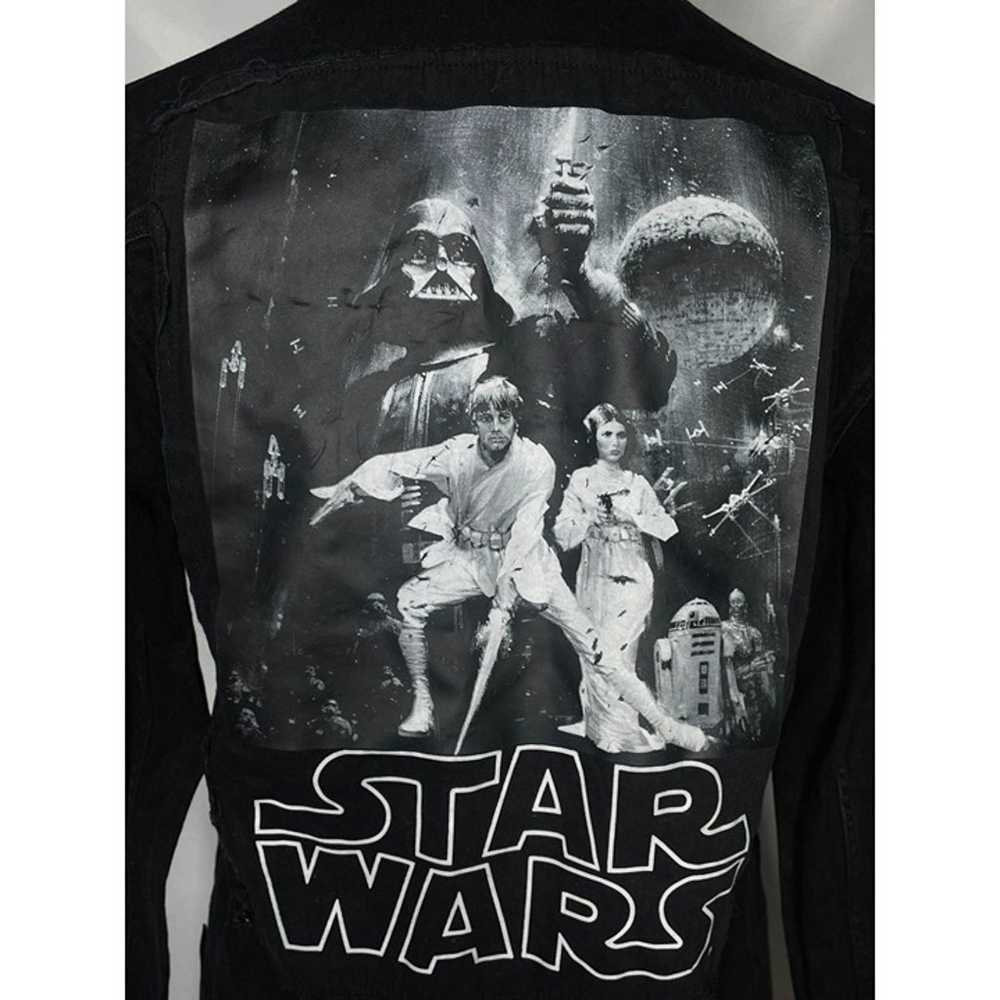 Star Wars x Our Universe Black Denim Jean Jacket … - image 9