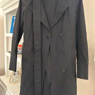 Black Theory Trench Coat Vintage - image 1