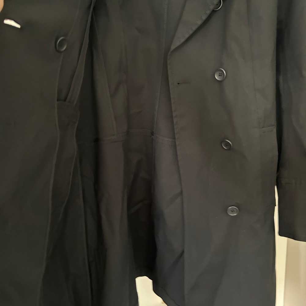 Black Theory Trench Coat Vintage - image 3