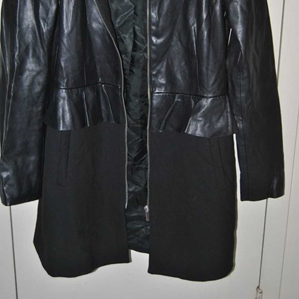 Long Half-Leather Jacket - image 2