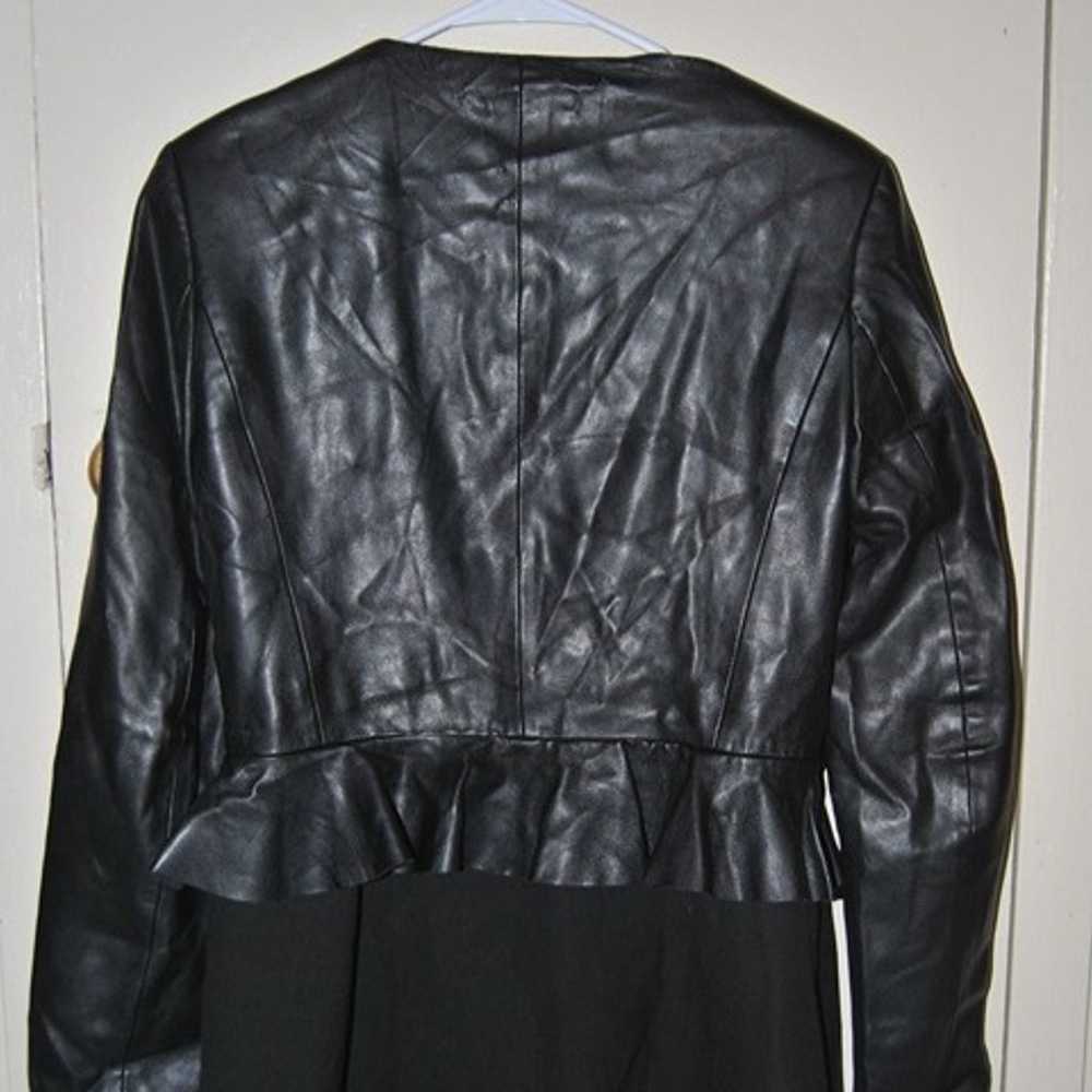 Long Half-Leather Jacket - image 3