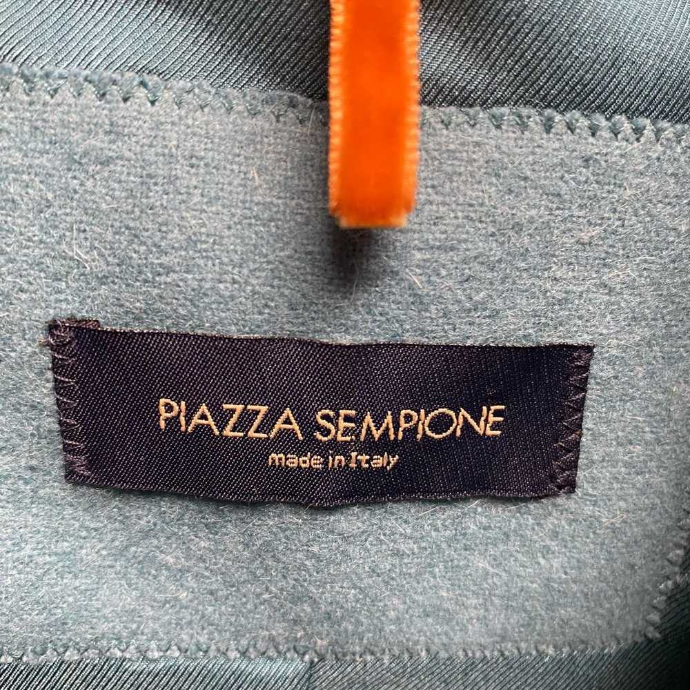 Piazza Sempione Teal Wool Angora Blazer IT 46 / 10 - image 8