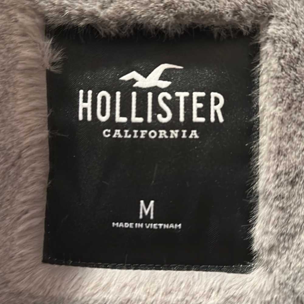 NWOT Hollister med Moto Faux Sherling jacket - image 9