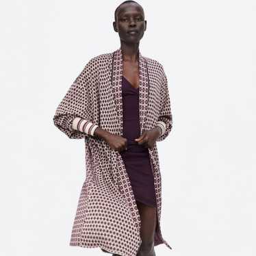 Zara Limited Edition Jacquard Coat