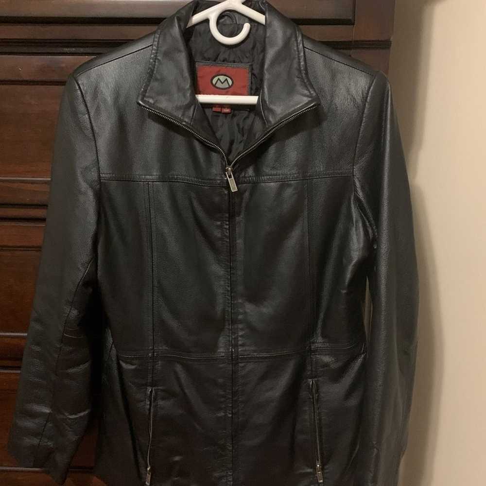 Leather Coat - image 1