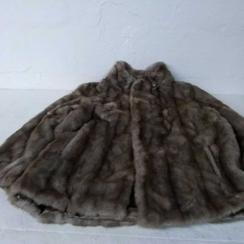 faux fur coat - image 1