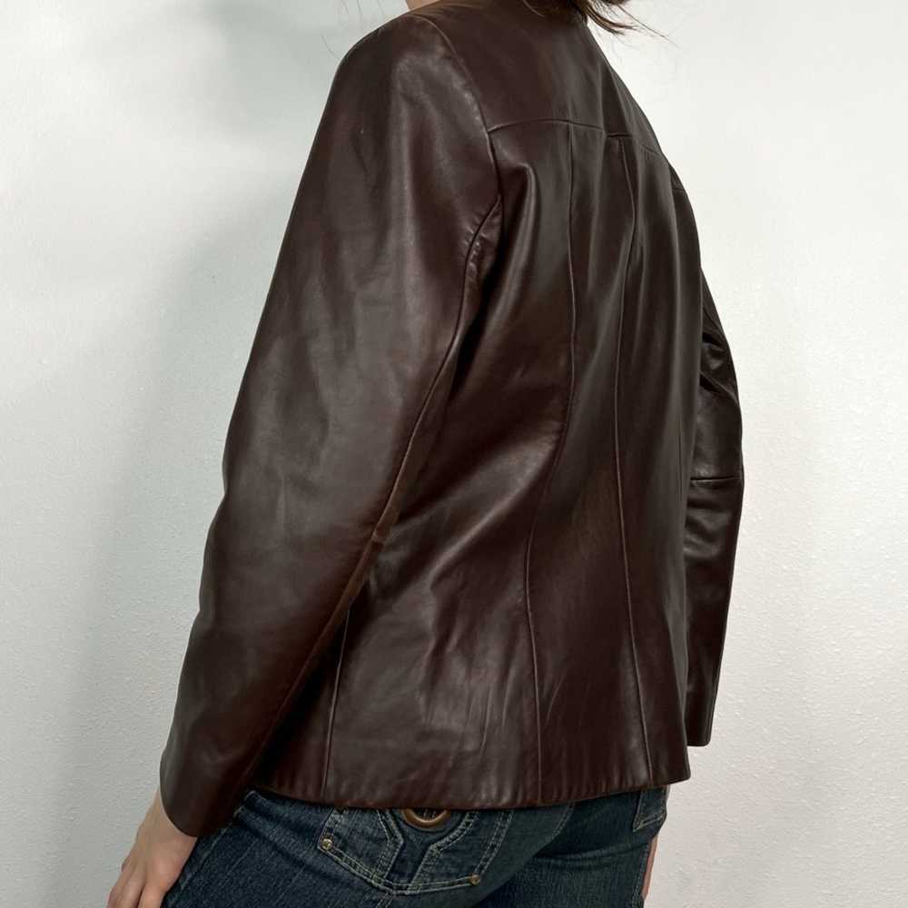 Wilsons Leather Pelle Studios Womens Brown Italia… - image 3