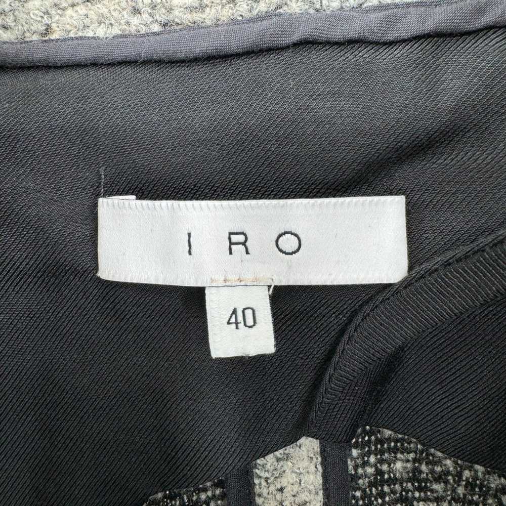 IRO Bessie Coat Beige Gray Full Asymmetrical Zip … - image 10