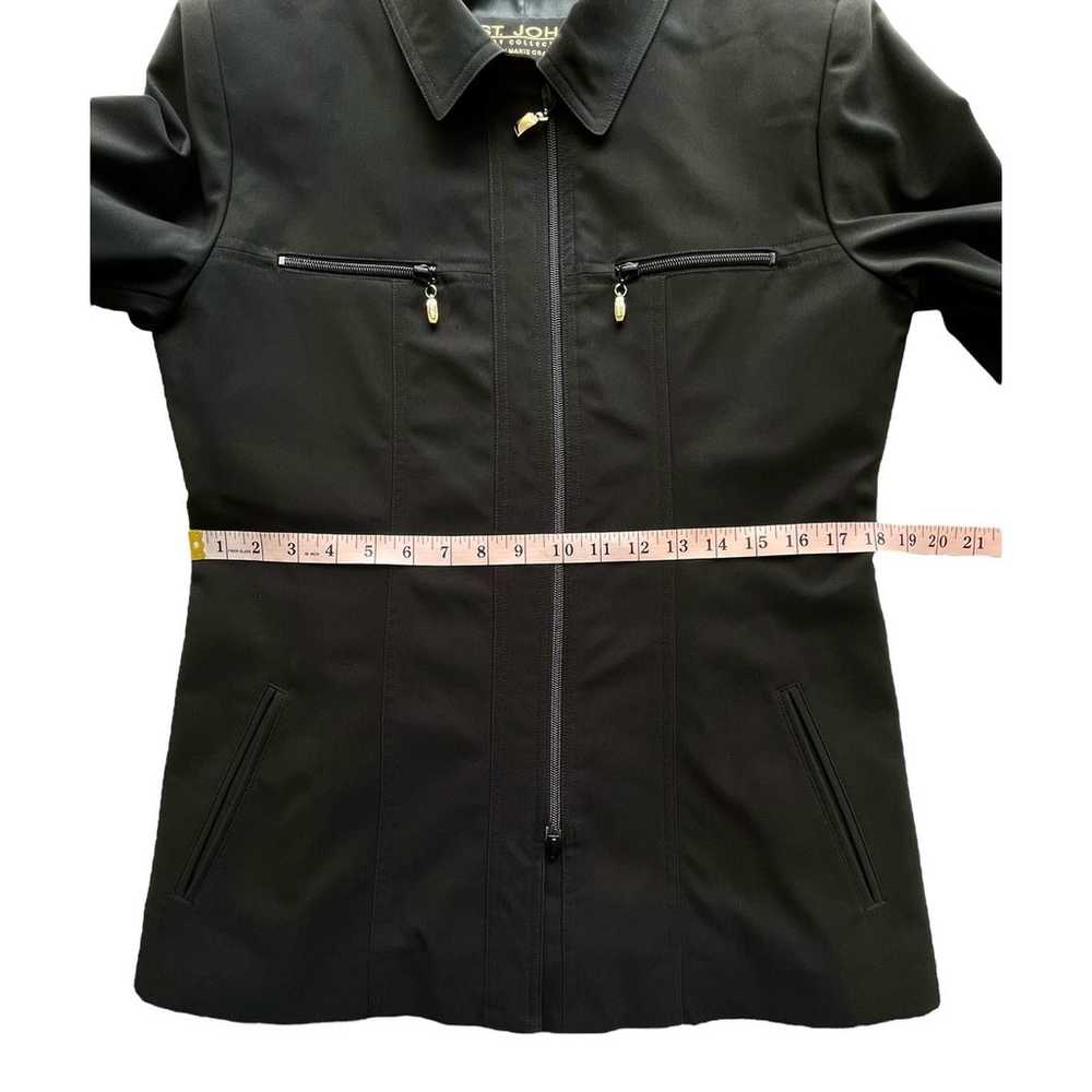 St. John Coat Collection Black Full-Zip Jacket | … - image 12