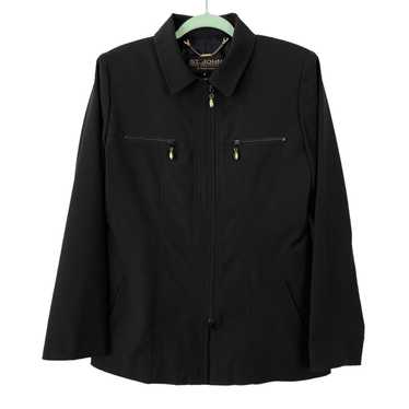 St. John Coat Collection Black Full-Zip Jacket | … - image 1