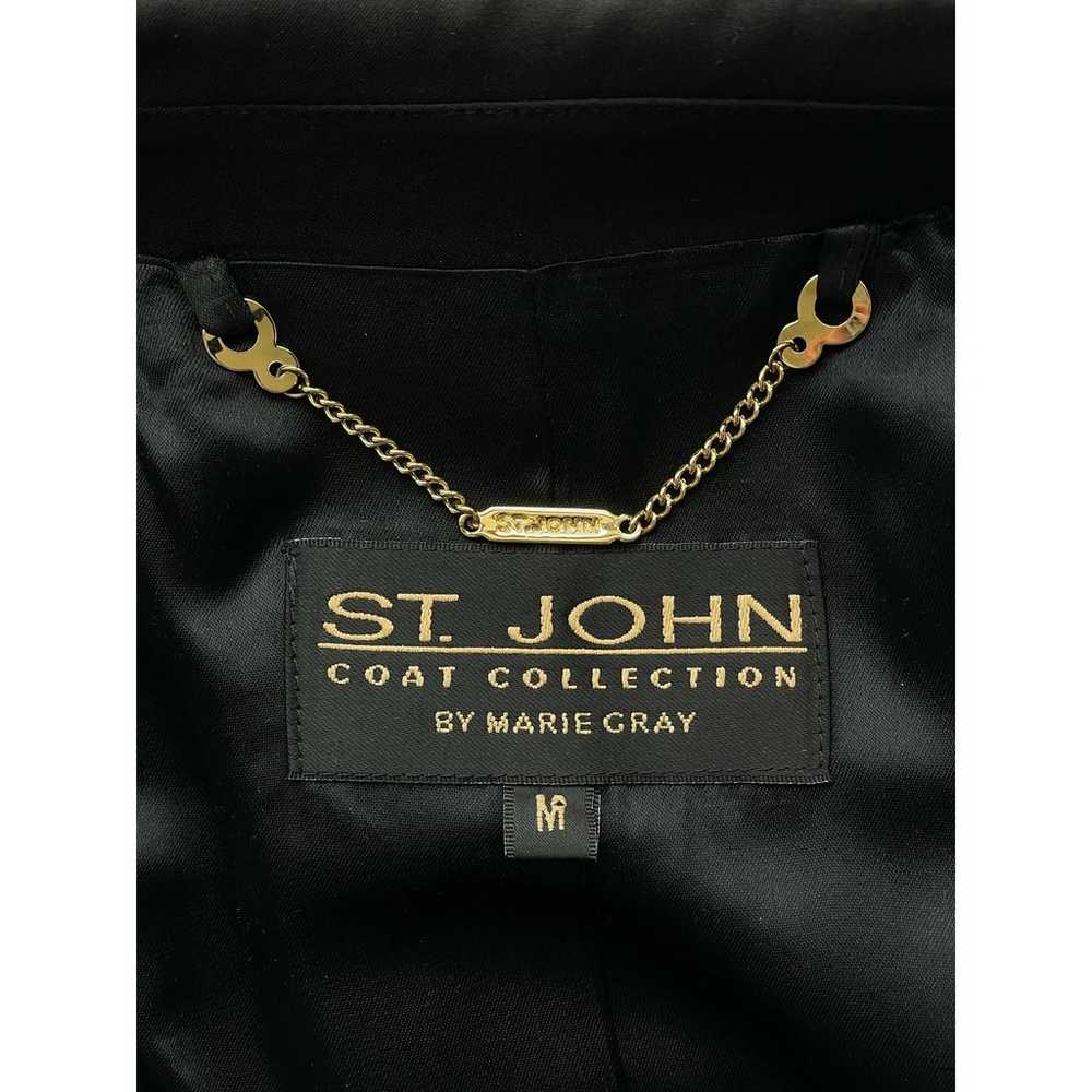 St. John Coat Collection Black Full-Zip Jacket | … - image 2