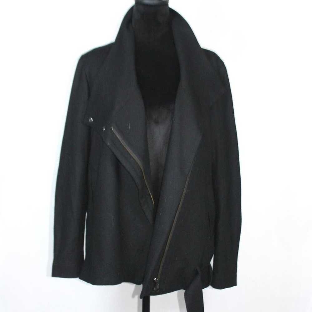 Helmut Lang Black Asymmetrical Zipper and Waist B… - image 4