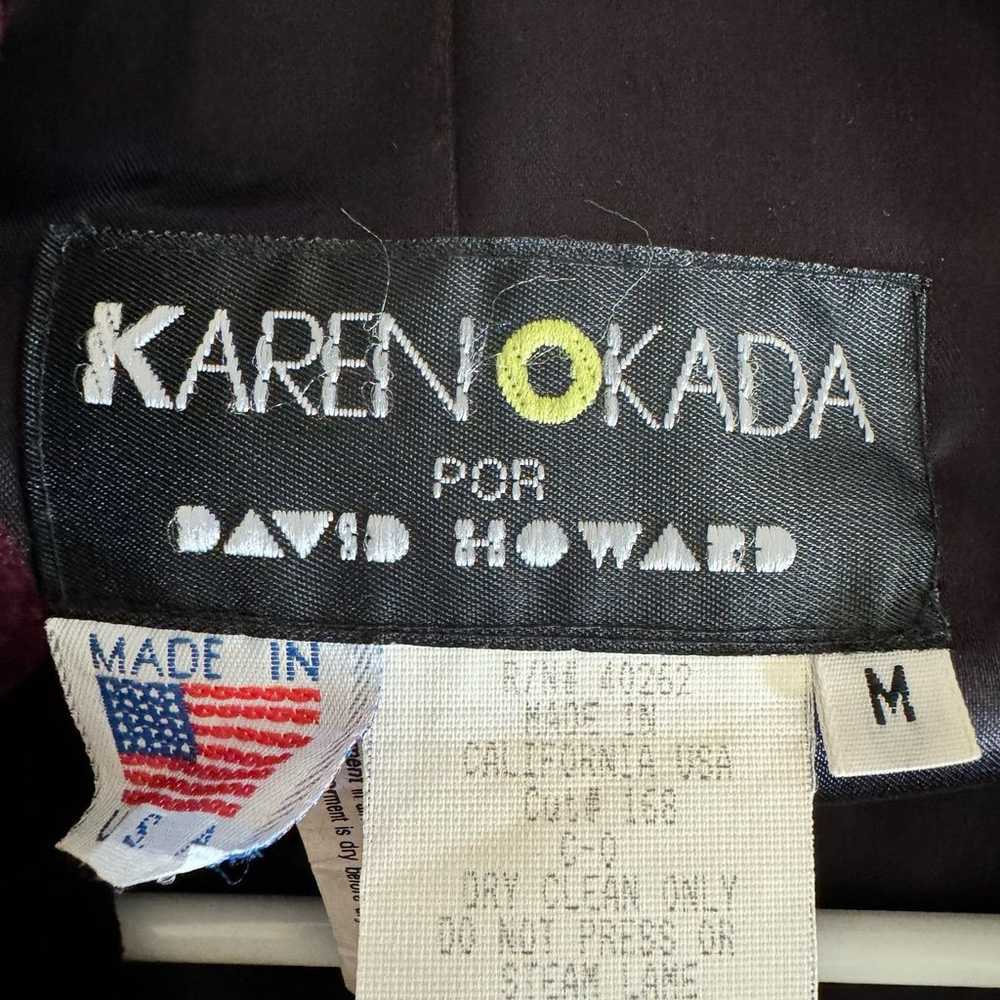 Vintage Karen Okada For David Howard Iridescent V… - image 8