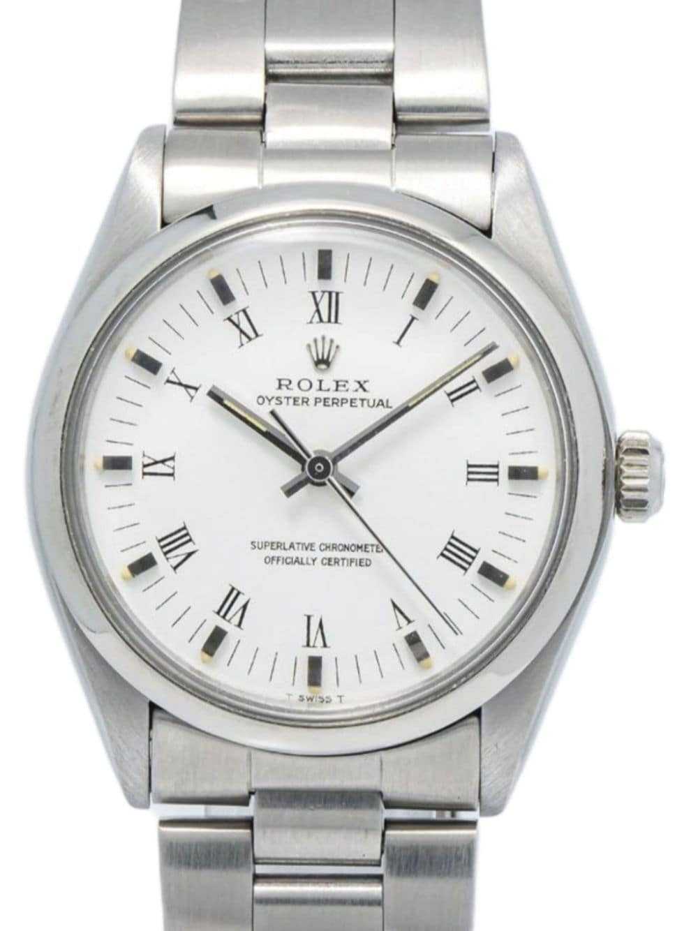 Rolex pre-owned Oyster Perpetual 34mm - White - image 2