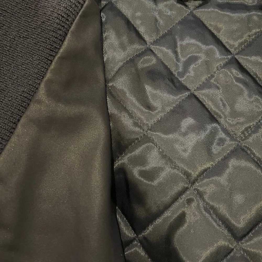 Vince Leather Jacket/ Navy Blue Leather Jacket / … - image 7