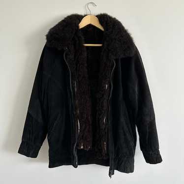 Vintage Andrew Marc suede leather jacket - image 1
