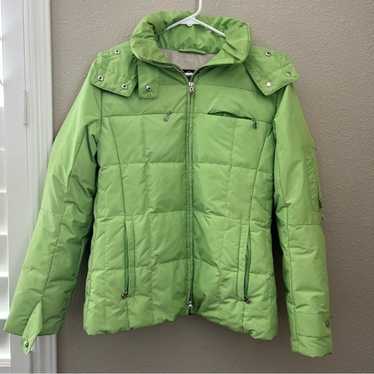 BOGNER Women's Ski Jacket Green Puffy Winter Size… - image 1