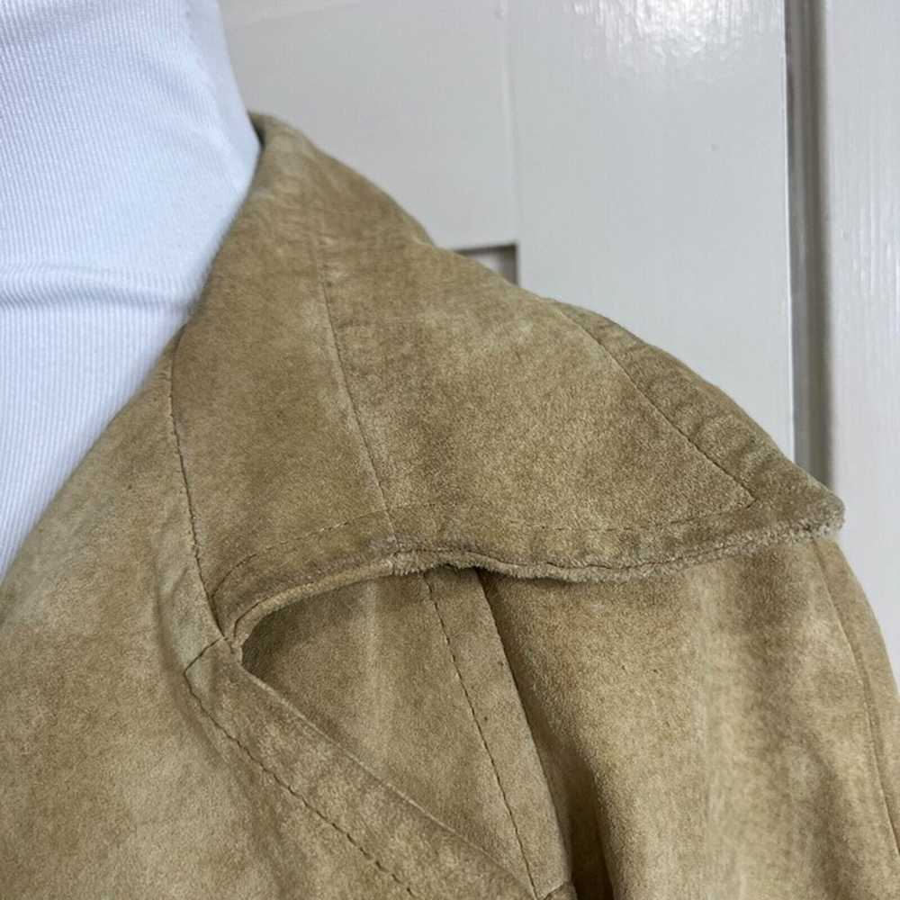 Margaret Godfrey Womens Medium Suede Leather Jack… - image 2