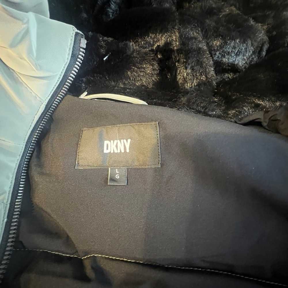 DKNY Women's Faux Fur Lined Hood Puffer Jacket   … - image 8