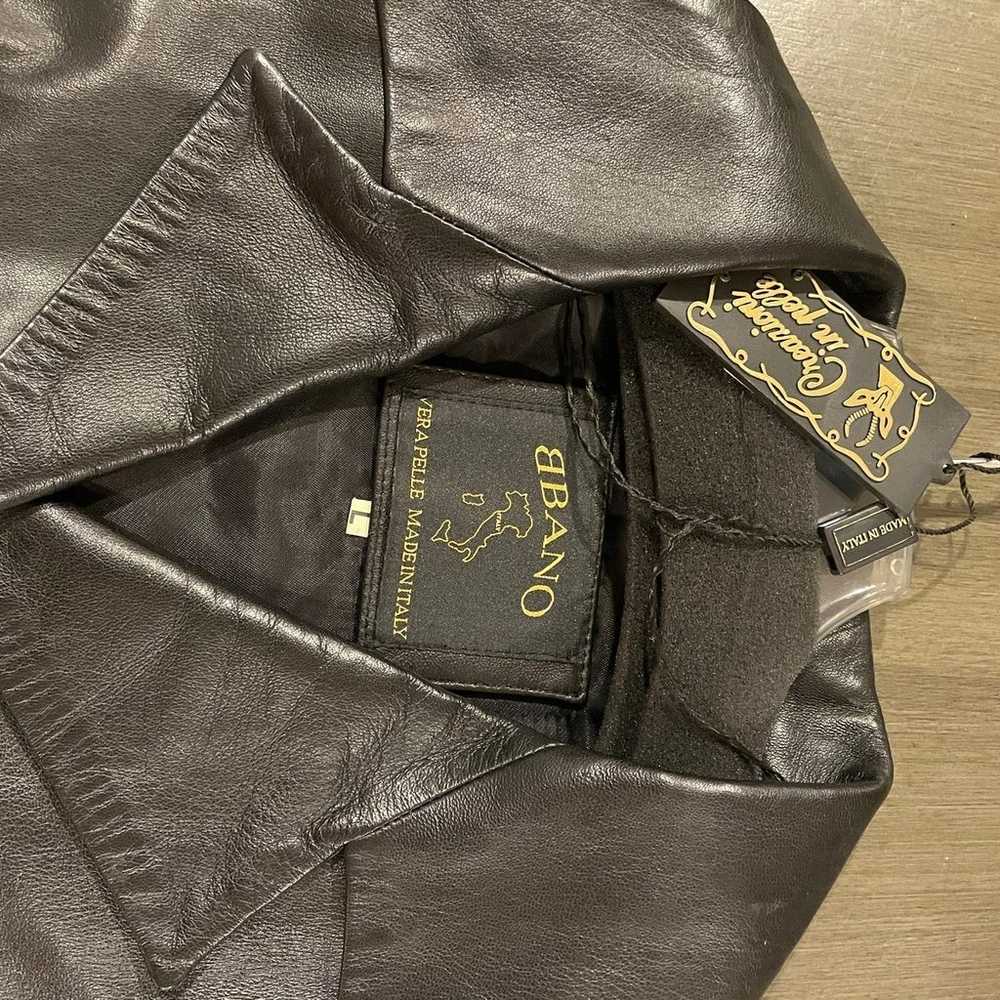 BBANO Verra Pelle Italian Leather Jacket LIKE NEW - image 3
