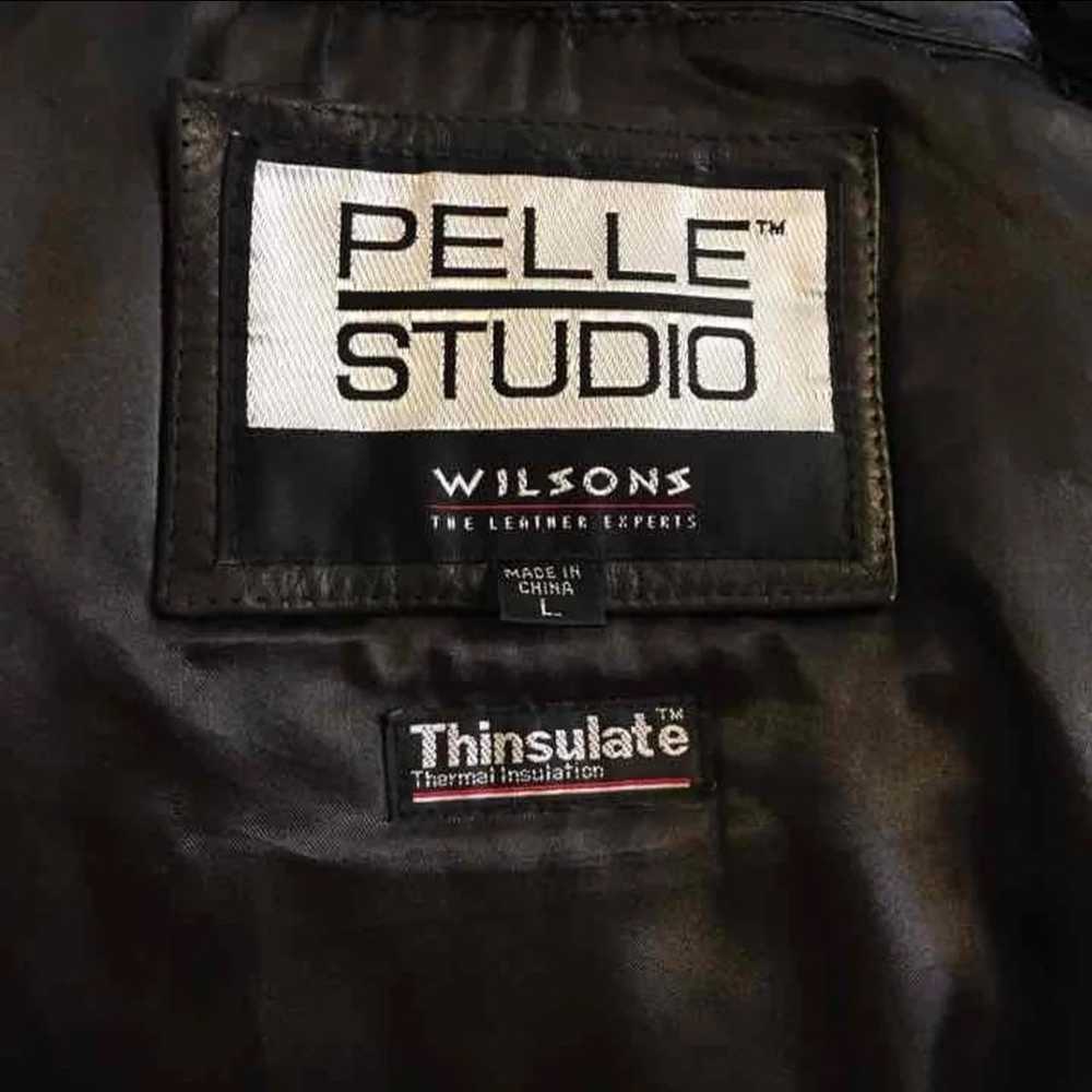 Wilsons Pelle Leather Coat - image 4