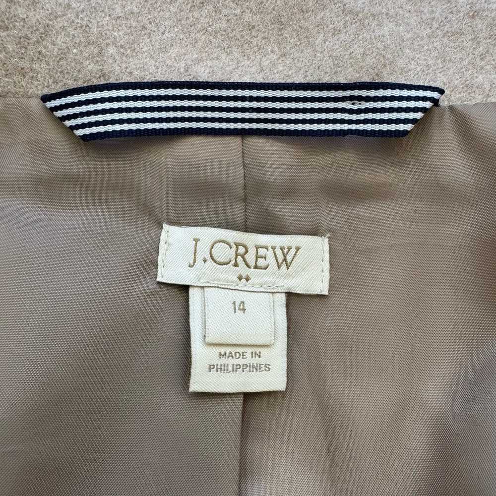J. Crew Cocoon Coat Italian Stadium-Cloth Wool Bl… - image 6