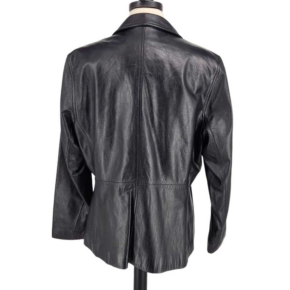 Pelle Studio x Wilsons Tailored Leather Jacket Bl… - image 4