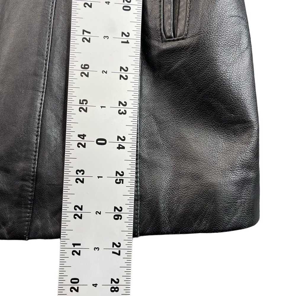 Pelle Studio Leather Jacket Women Size Large Black - image 10