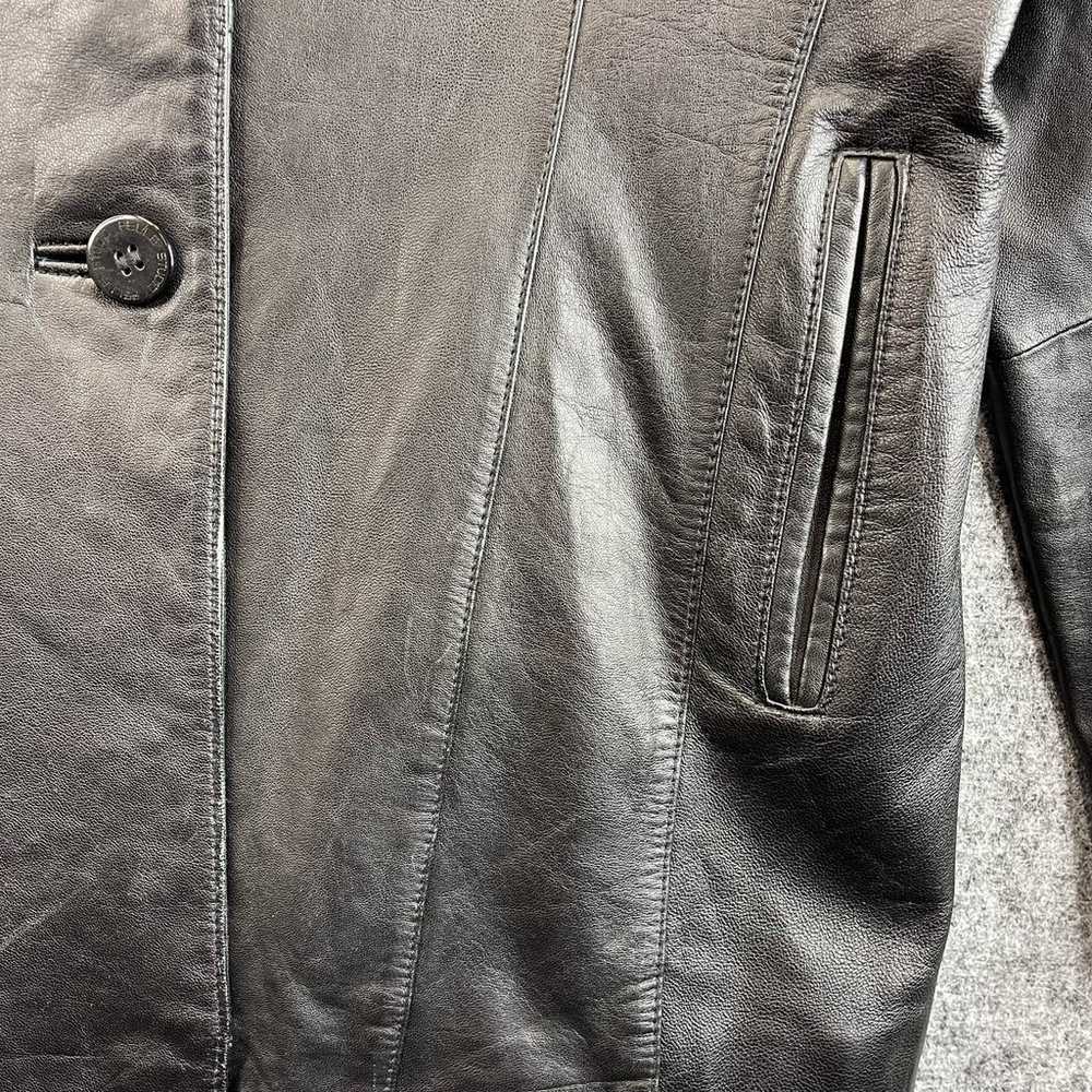 Pelle Studio Leather Jacket Women Size Large Black - image 5