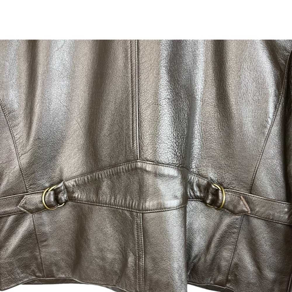 Thomo Leather Jacket Size L - image 4