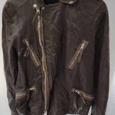 Allsaints Hilling Leather Biker Jacket - image 1