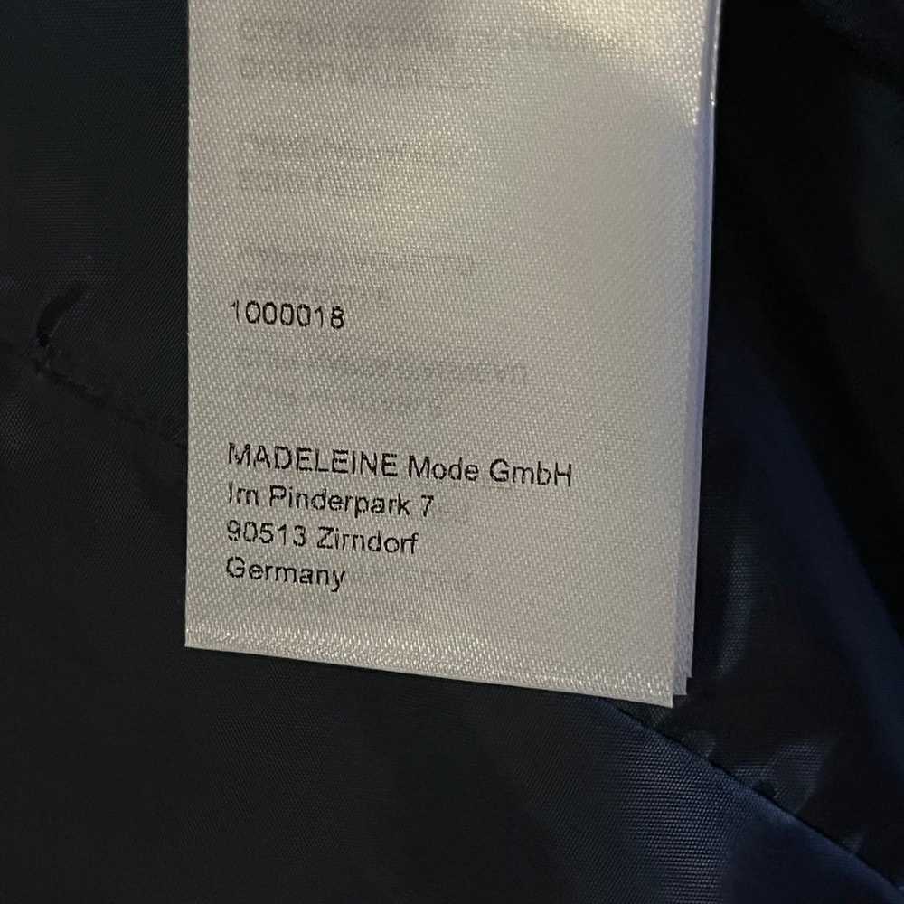 Madeline Navy Nappa Leather Jacket-Size 12 - image 6