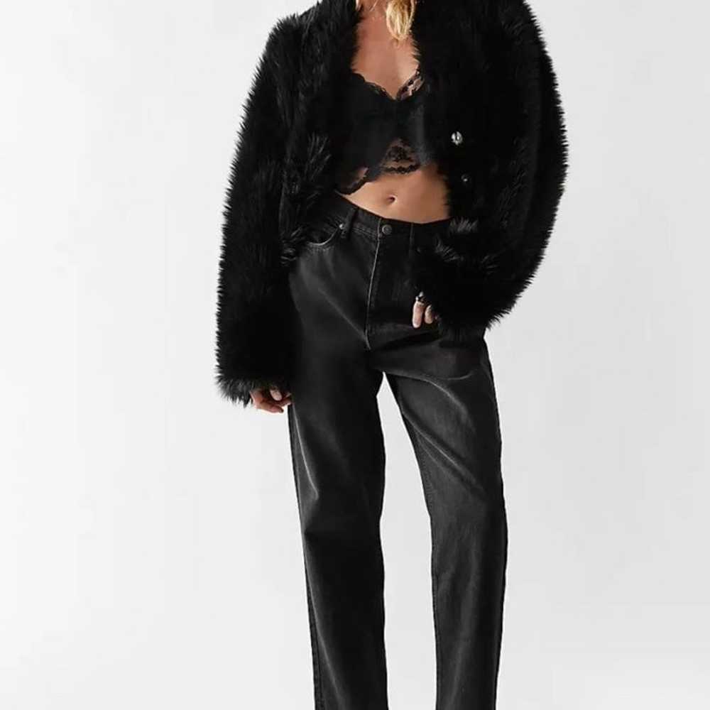 NEW FREE PEOPLE WE THE FREE ALL NIGHT FAUX FUR CR… - image 10