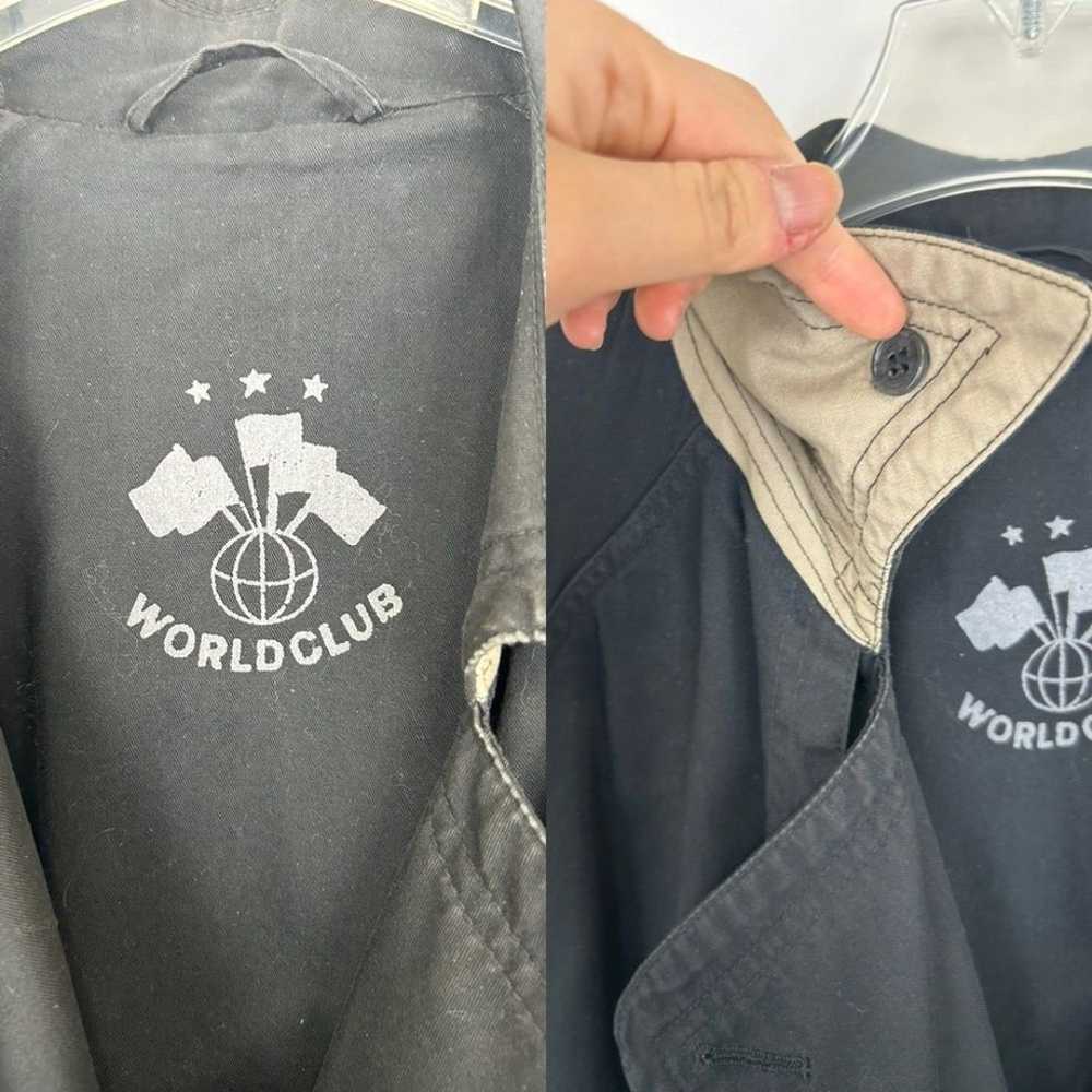 Vintage World Club Black Canvas Double Breasted T… - image 6