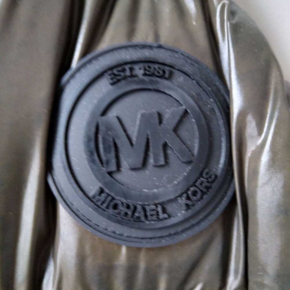 Michael Kors dark green puffer coat size XL Like … - image 3