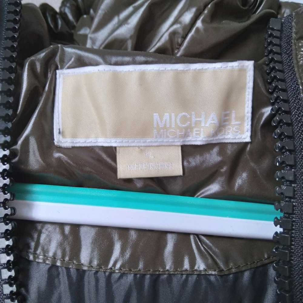 Michael Kors dark green puffer coat size XL Like … - image 4