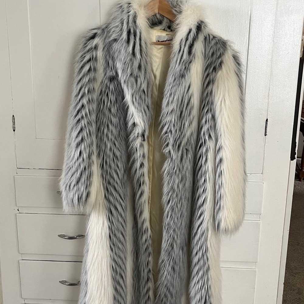 Vintage Donnybrook Faux Fur Long Coat - image 2