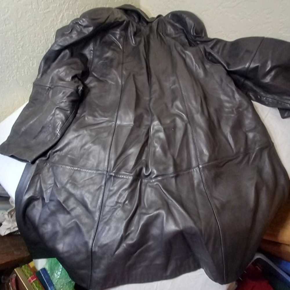 Tiboa Leathers Womens long Genuine Leather Jacket - image 4