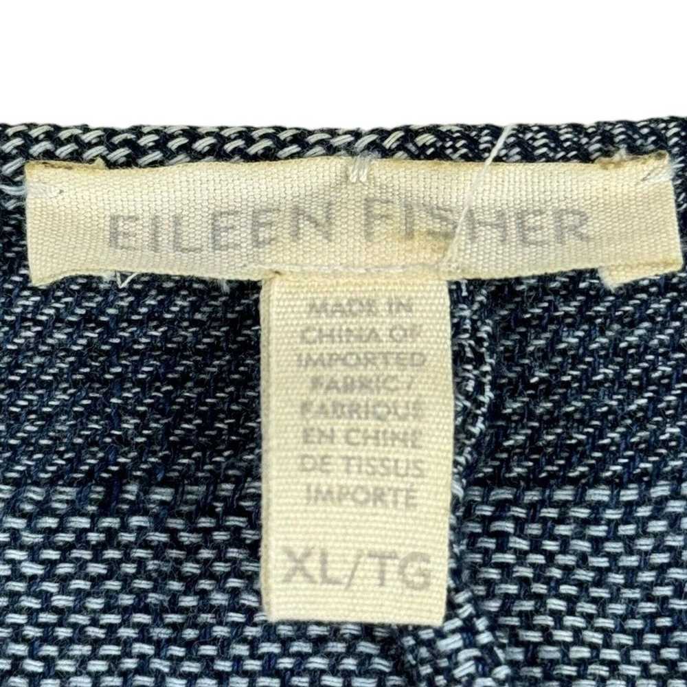Eileen Fisher Organic Cotton Blue Chambray Denim … - image 11